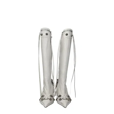 Balenciaga Women's Boots Leather Gray