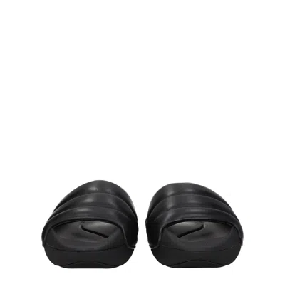 Balmain Slippers And Hooves Men Leather Black