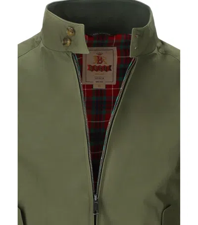 Baracuta G9 Harrington Army Bomber Jacket In Green