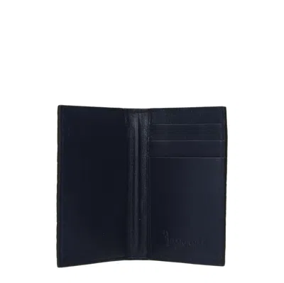 Billionaire Document Holder Man Caiman Crocodilus Blue/silver