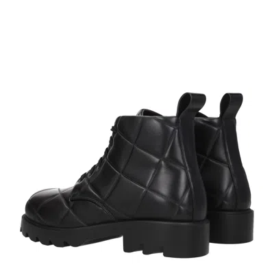Bottega Veneta Boots Men Leather Black
