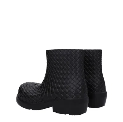 Bottega Veneta Biodegradable Woven Block Heel Ankle Boots