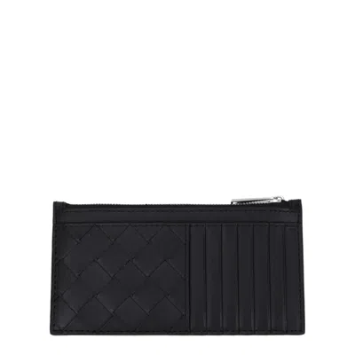 Bottega Veneta Coin Holder Man Leather Black