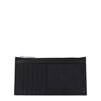 Bottega Veneta Coin Holder Man Leather Black