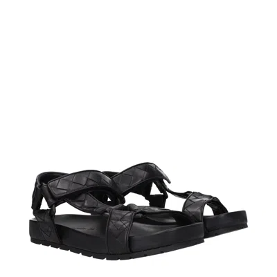 Bottega Veneta Sandal In Black