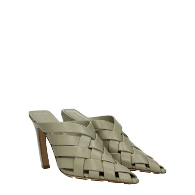 Bottega Veneta Mule Alfie Travertine