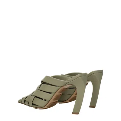 Bottega Veneta Mule Alfie Travertine