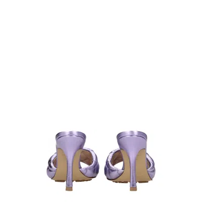 Bottega Veneta Matelassé Laminated Nappa Leather Mules