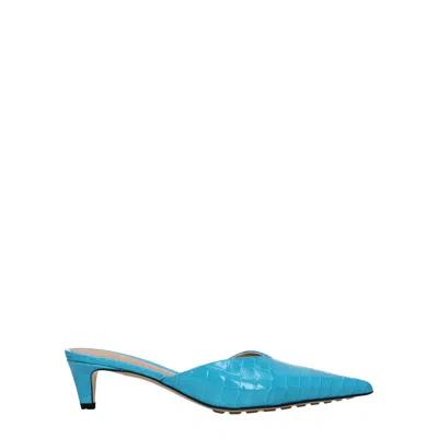 Bottega Veneta Logo Embossed Muller High Heels