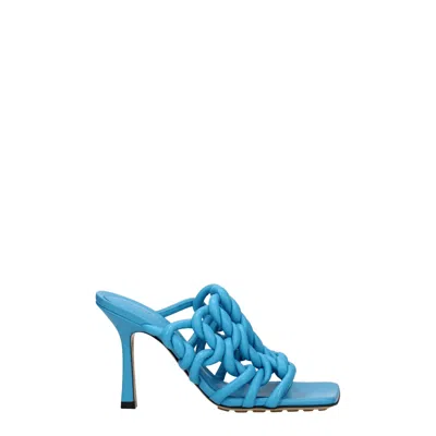 Bottega Veneta 100mm Twisted Interwoven Leather Sandals