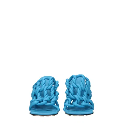 Bottega Veneta 100mm Twisted Interwoven Leather Sandals