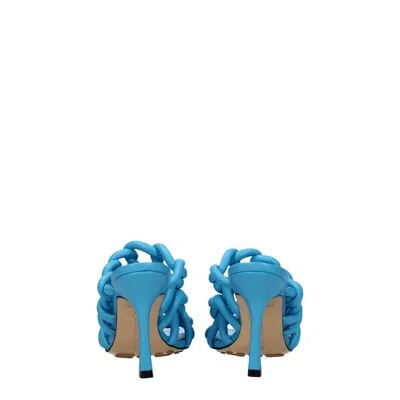 Bottega Veneta 100mm Twisted Interwoven Leather Sandals