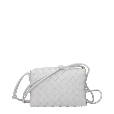 Bottega Veneta Shoulder Bags Women Leather White
