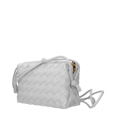 Bottega Veneta Shoulder Bags Women Leather White