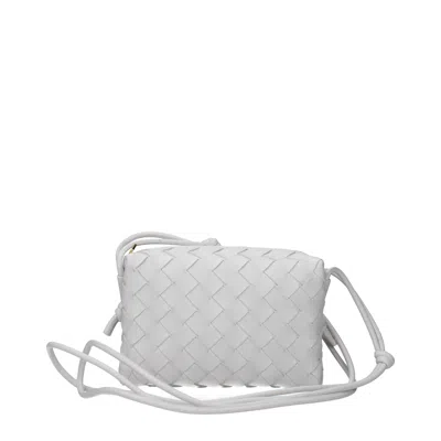 Bottega Veneta Shoulder Bags Women Leather White