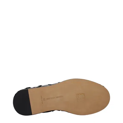 Bottega Veneta Sawyer Blue Slip-on Sneakers With Logo Detail And Intreccio Motif In Leather Man