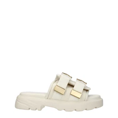 Bottega Veneta Slippers And Clogs Fabric Beige Rope