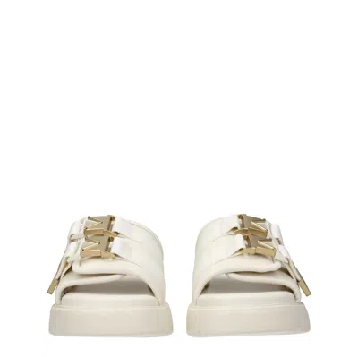 Bottega Veneta Slippers And Clogs Fabric Beige Rope