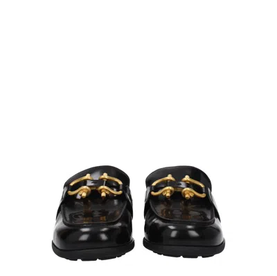 Bottega Veneta Slippers And Hooves Man Leather Black