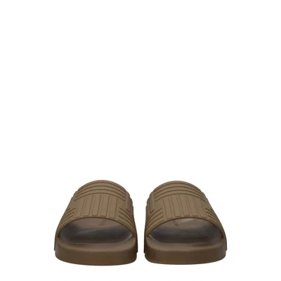 Bottega Veneta Sliders Carpet In Gomma Beige .