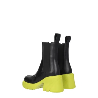 Bottega Veneta Woman Ankle Boots Black Size 6 Calfskin
