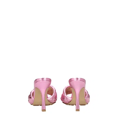 Bottega Veneta Stylish Nappa Leather Padded Sandals With 9.5 Cm Heel