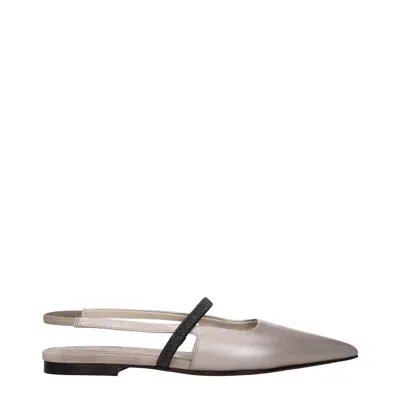 Brunello Cucinelli Slingback Flats