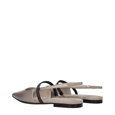 Brunello Cucinelli Slingback Flats