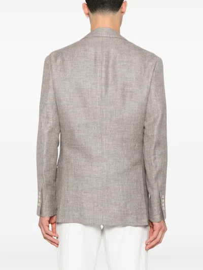 Brunello Cucinelli Men's Linen Blend Jacket