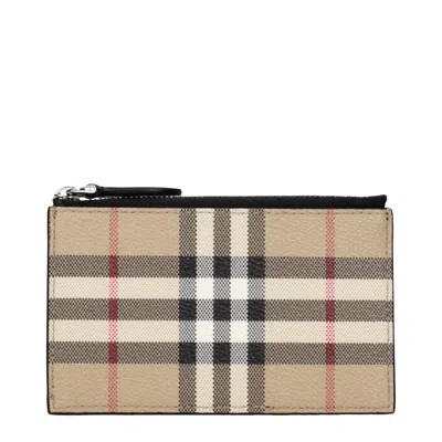Burberry Vintage Check Zipped Card Case