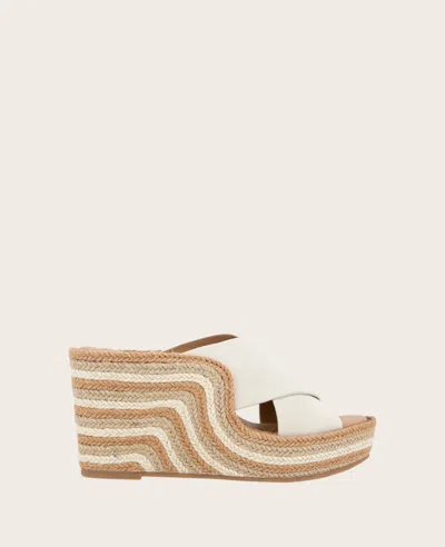 Gentle Souls Women's Porto Wedge In Stone Nubuck In Stone Nubuck