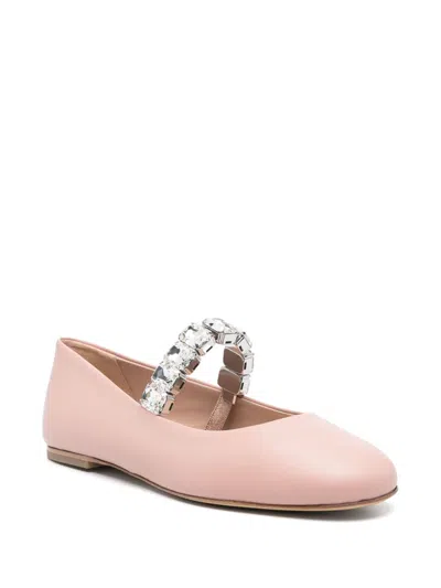 Casadei Crystal-embellished Ballerina Shoes