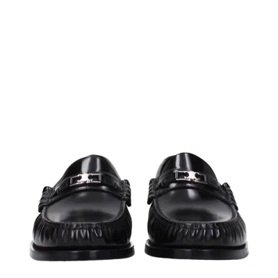 Celine Triomphe Leather Loafers Men