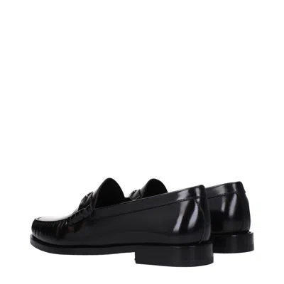 Celine Triomphe Leather Loafers Men