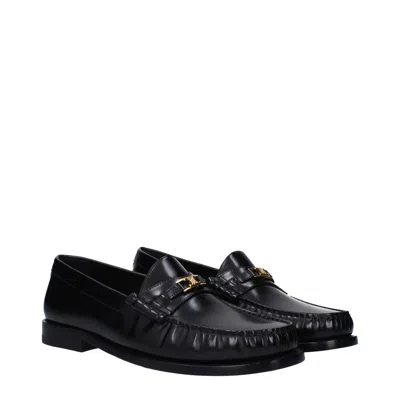 Celine Triomphe Leather Loafers Men