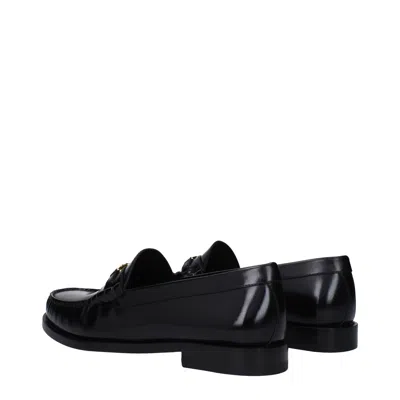 Celine Triomphe Leather Loafers Men