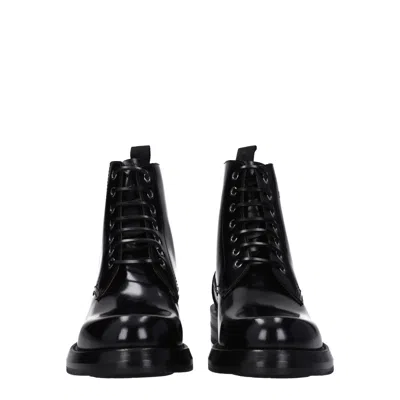 Dior Christian  Men's Leather Boots Black