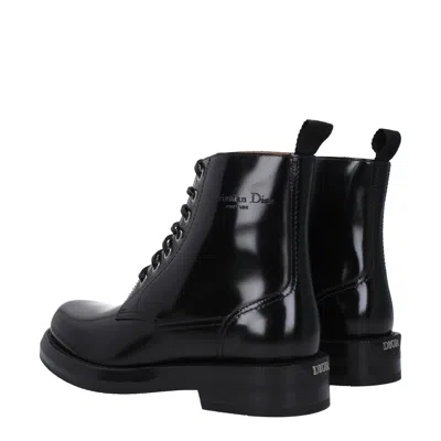 Dior Christian  Men's Leather Boots Black