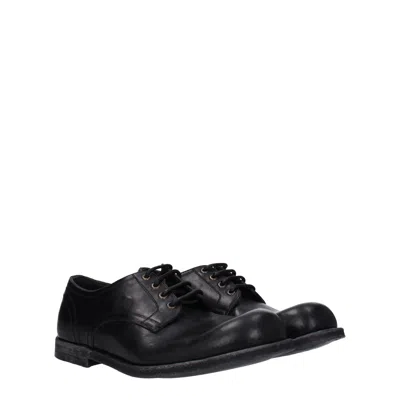 Dolce & Gabbana Man Lace-up Shoes Black Size 9 Leather