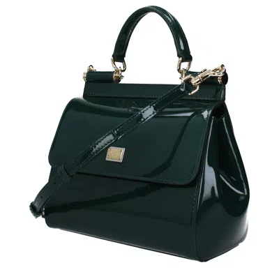 Dolce & Gabbana Dolce&gabbana Handbags Sicily Medium Women Paint Green/pine Green