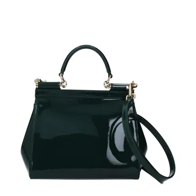 Dolce & Gabbana Dolce&gabbana Handbags Sicily Medium Women Paint Green/pine Green