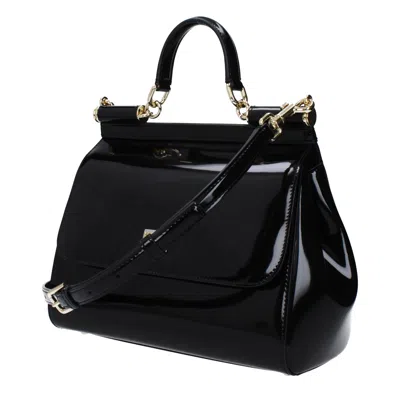 Dolce & Gabbana Dolce&gabbana Handbags Sicily Women Paint Black