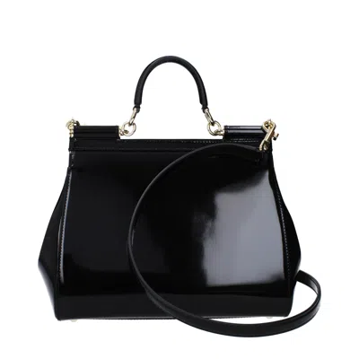 Dolce & Gabbana Dolce&gabbana Handbags Sicily Women Paint Black