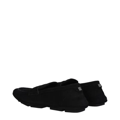 Dolce & Gabbana Dolce&gabbana Black Suede Loafer