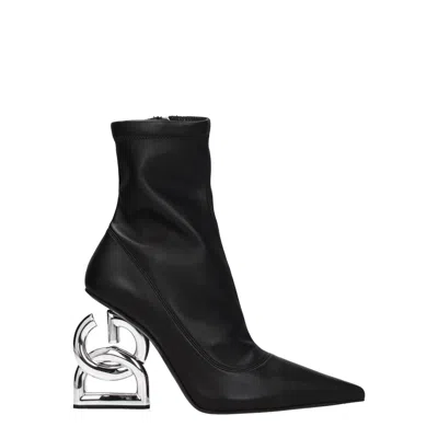 Dolce & Gabbana Dolce&gabbana Women's Leather Boots Black