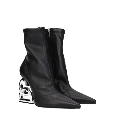 Dolce & Gabbana Dolce&gabbana Women's Leather Boots Black