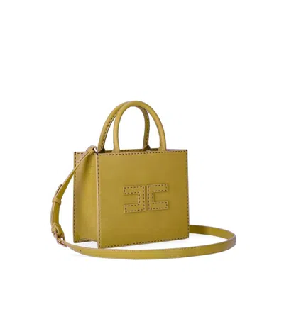 Elisabetta Franchi Women's Small Tote With Contrast Stitching