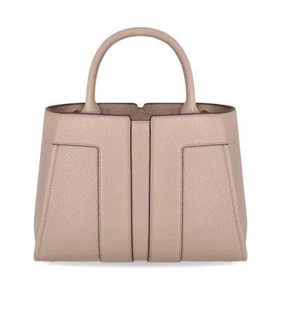 Shop Elisabetta Franchi Grey Medium Handbag