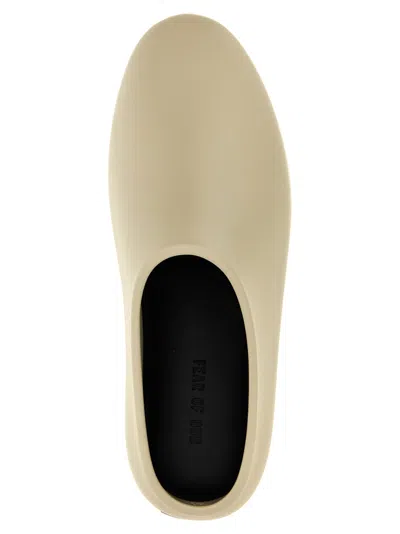 Fear Of God Logo Patch Slip-on Runner Sneakers In White