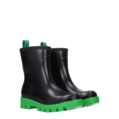 Gia Borghini Boots Couture Women Rubber Black/green
